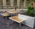 Campus Co-ordinated Furniture - aluminium and timber outdoor furniture set 0