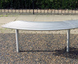 Baseline BL007 curved stainless steel benches - on this page