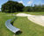 Curved seat for skate park refurbishment 0