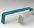 Baseline BL006 - contemporary outdoor metal bench for public spaces 1