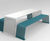 Baseline BL026 - contemporary metal picnic table and bench set 1