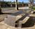 Contemporary picnic tables for exhibition space 1