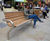 Shoreline SL003 contemporary steel and timber seats 0
