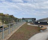 Curved benches for roof terrace - HMRC, Edinburgh - on this page