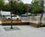 Modern outdoor seating for new student accommodation 0
