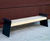 Seven Bench - contemporary public seating in steel and timber 2