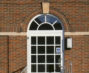 Crittall-style solution for school entrance