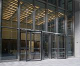 Revolving entrance door system for The Zig Zag Building - on this page