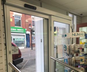 Accessible entrance for community chemist