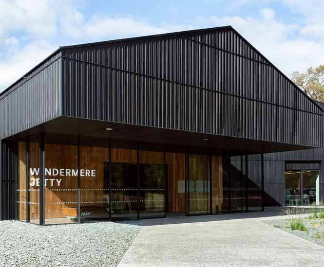 Accessible automatic doors - Windermere Jetty Museum