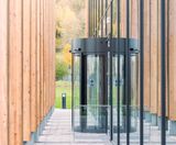 Secure, minimalist automatic entrance for Cyber Quarter - on this page