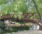 Laminated timber beam bridges