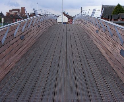 Hardwood timber decking