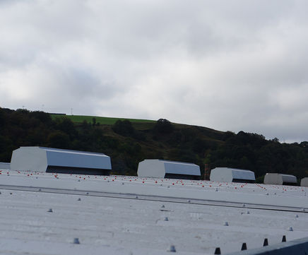 Roof-mounted ventilation units - Weir Minerals factory