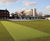 Match pitch and practice lanes at Lord's cricket ground 2