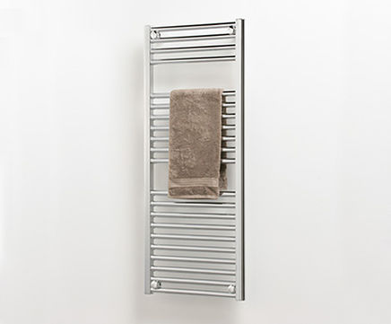 ULTRAHEAT Chelmsford towel rail in mirror chrome