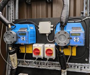 Industrial pH balancing