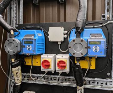 Industrial pH balancing