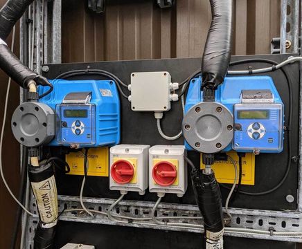 Industrial pH balancing