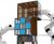 Halo Cubic 3 - 8m-high play tower with slides (42 users) 1