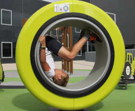Spinning Machine surface-mounted playground spinner