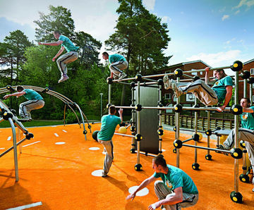 Parkour L - 19 challenges for all abilities, 24 x 20m