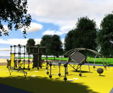 Parkour M - 10 challenges for all abilities, 14 x 17m - on this page