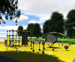 Parkour M - 10 challenges for all abilities, 14 x 17m