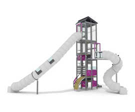 Skyline City - tall multi-play activity tower - 36 users