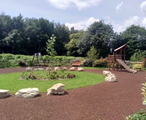 TigerMulch - bonded rubber mulch safety surface