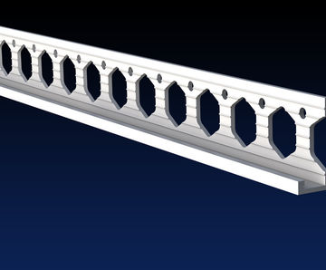 Renderplas PS10 - 10mm PVCu small wing stop bead