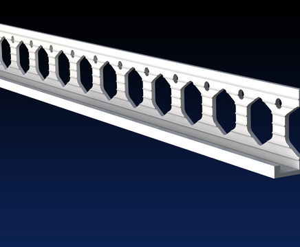Renderplas PS10 - 10mm PVCu small wing stop bead