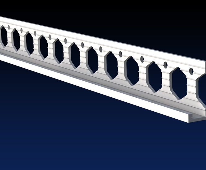 Renderplas PS10 - 10mm PVCu small wing stop bead