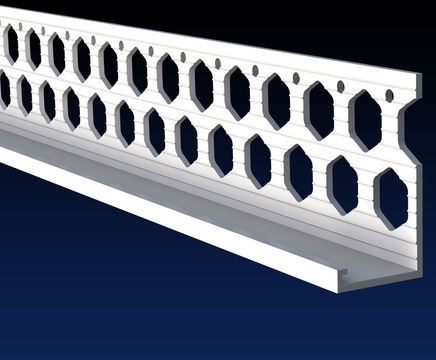 Renderplas RS20 - 20mm PVCu render stop bead