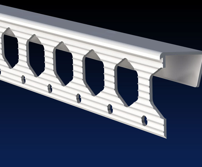 Renderplas EB15 - 15mm PVCu clip-on edge bead