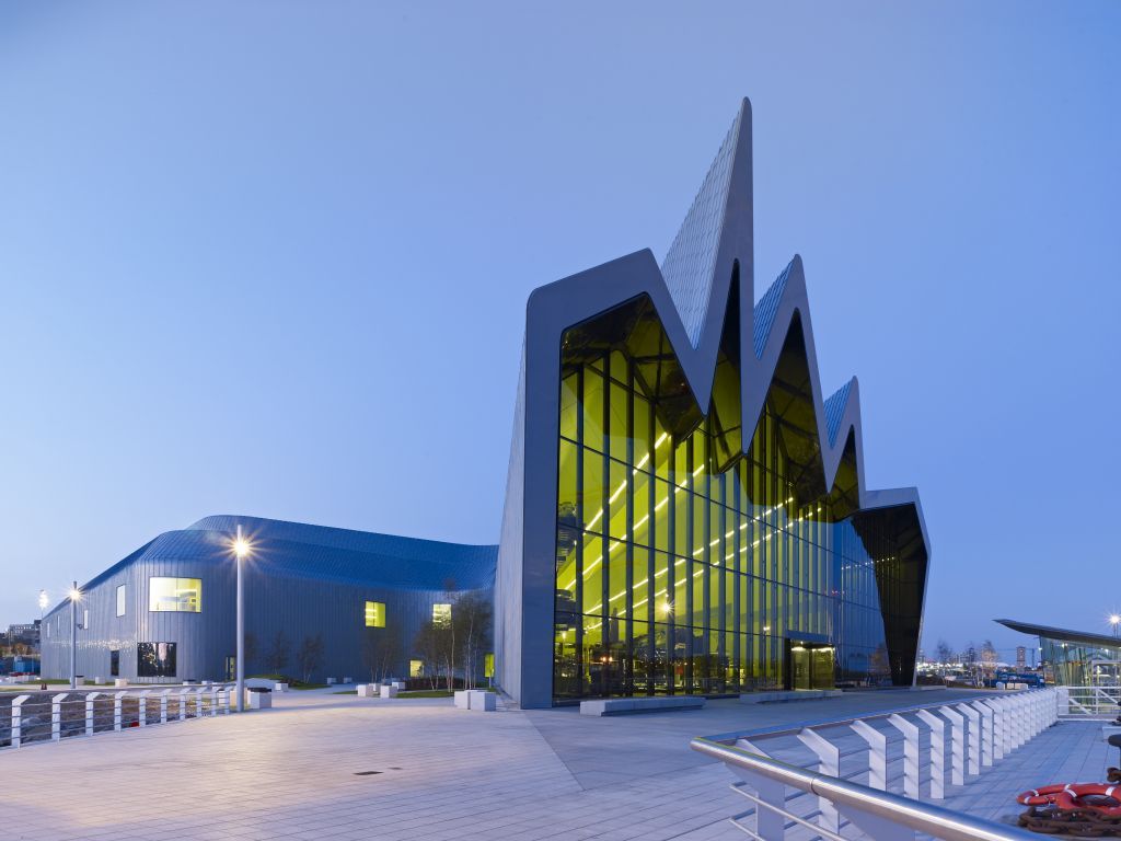 Zinc cladding Zaha Hadid's Riverside Museum, Glasgow RHEINZINK