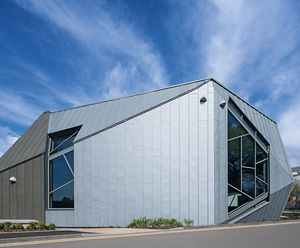 Cladding and standing seam roof, Diploma Learning Centre