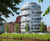 RHEINZINK zinc cladding creates curved facade 2