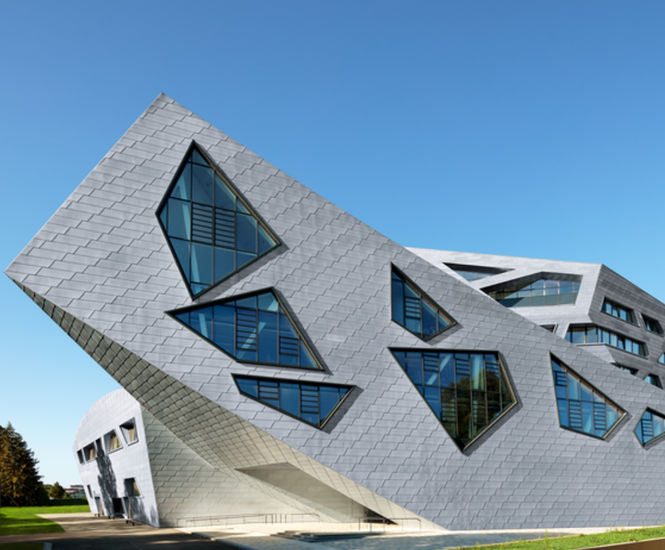 Facade cladding system for Leuphana University