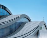 Double-lock standing seam zinc roofing