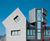 Angled standing seam facade and roofing for Iuxury flats 2