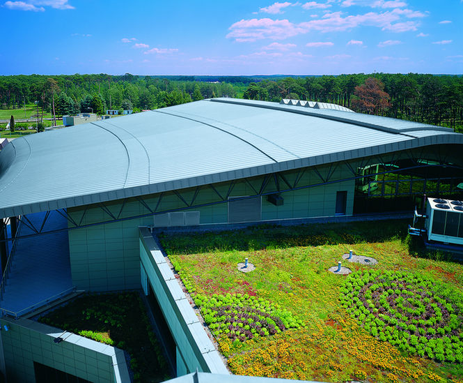 RHEINZINK prePATINA roofing and cladding for airport