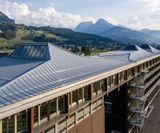 Zinc roof cladding for Japanese-inspired Swiss building - on this page