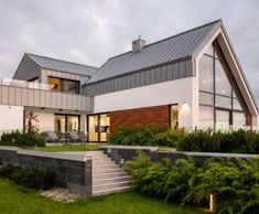 Zinc roofing and cladding for residential building