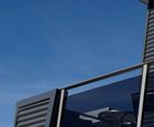 Aluma powder-coated/anodised aluminium balustrades