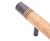 Arbor Pull Handle with Roses - natural oak satin nickel door handle 2