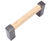 Arbor Pull Handle with Roses - natural oak satin nickel door handle 4