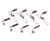 Arbor Range - wood and brass door lever handles 1