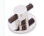 Arbor Emergency Release Turnpiece - wood & nickel door lock for privacy 1