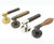 Arbor Range - wood and brass door lever handles 0